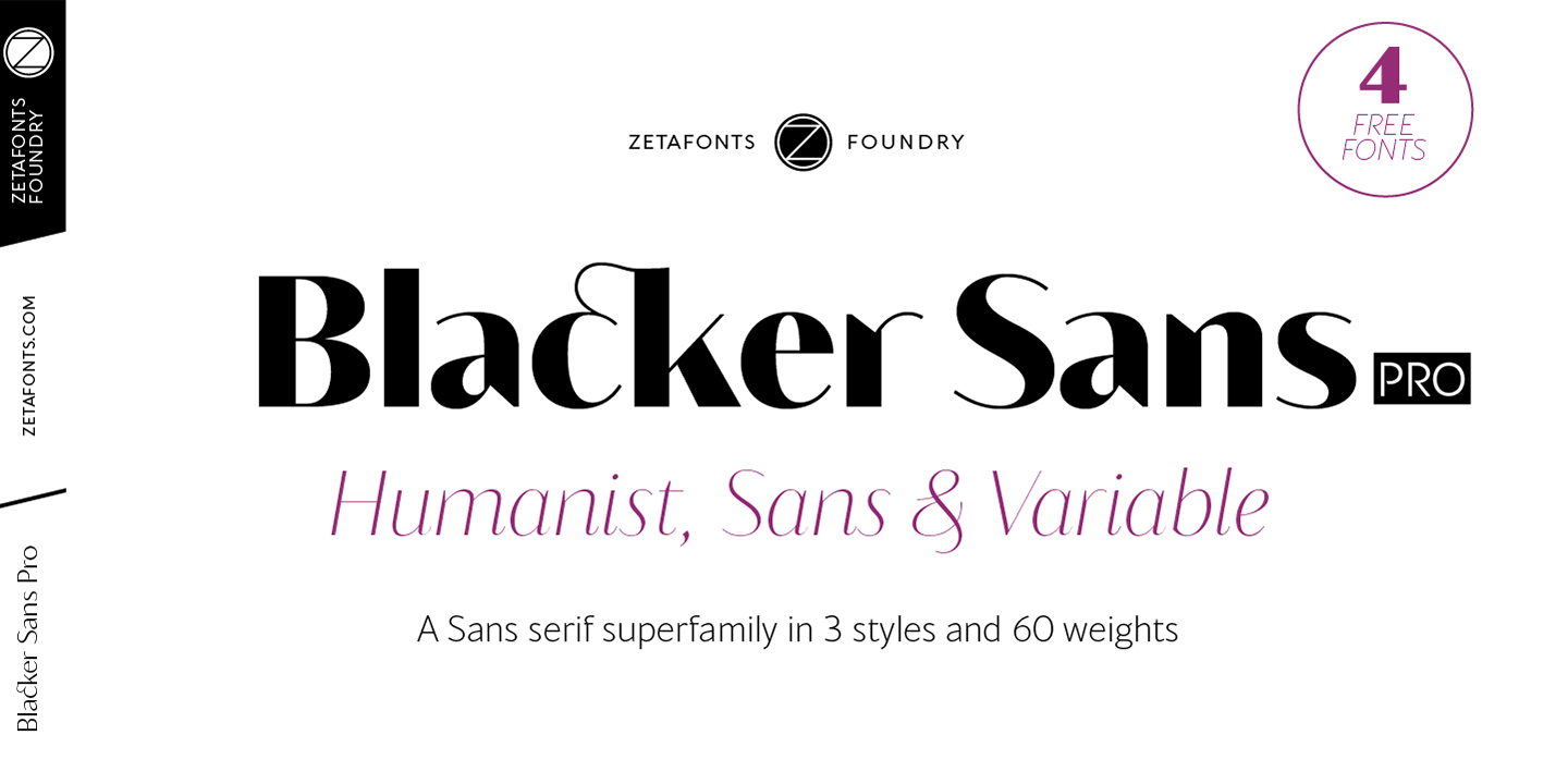 Fuente Blacker Sans Display